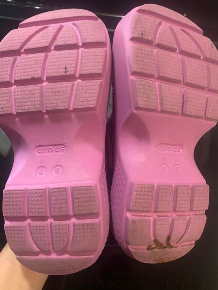 Pink Crocs Platform Clogs Size Women's 6 - photo 3