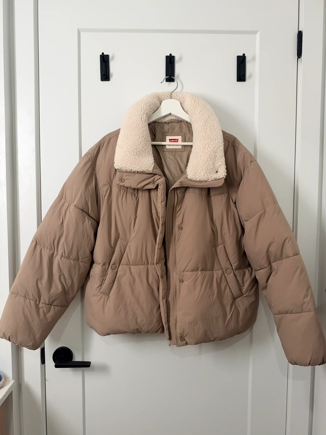 Levi's Puffer Jacket with Sherpa Collar