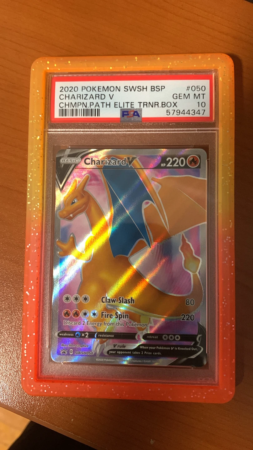 2020 Pokemon Charizard V PSA 10 SWSH050