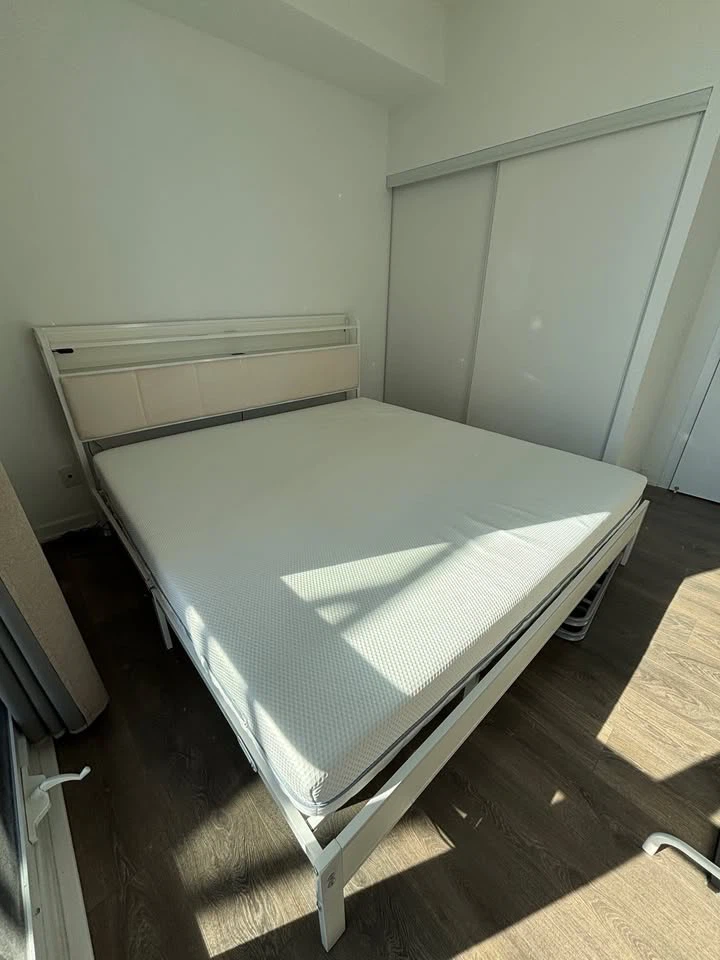 IKEA King Mattress + ROLANSTAR Bed Frame – $400 (Reg. $1,122) - photo 2