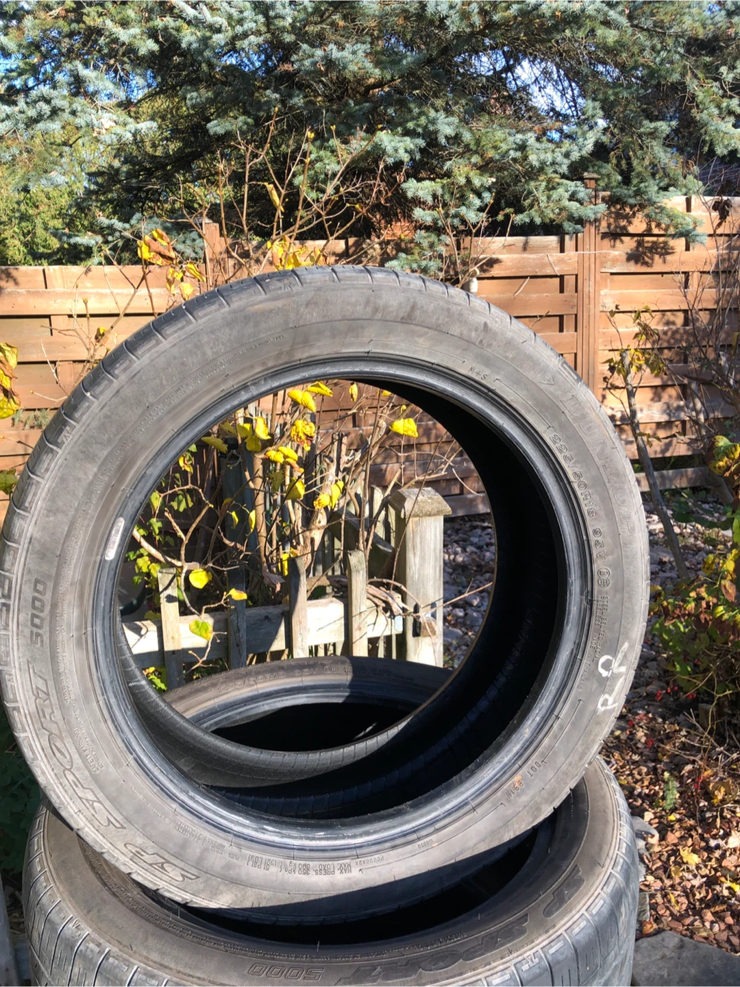 Set of 4 Dunlop SP Sport 5000 Tires - photo 2