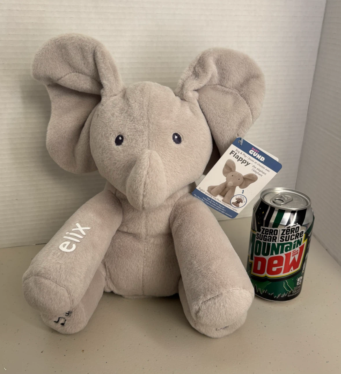 Baby GUND Flappy the Elephant plush toy - photo 5