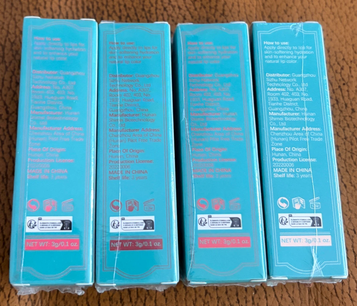 Lakerain Hydrating Lip Tints - 4 Pack - photo 3