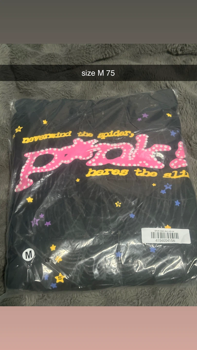 1:1 spider hoodie size medium