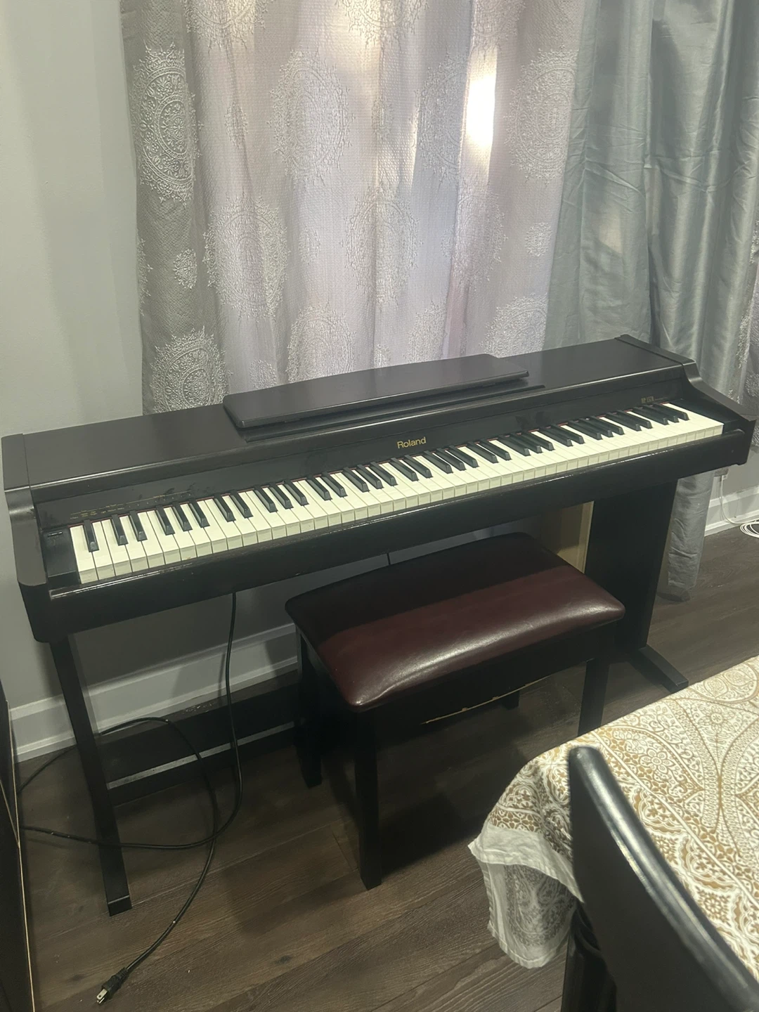 Roland Digital Piano with Storage Bench