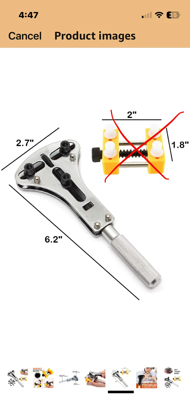 3 Point Wrench Screw Case Remover Tool