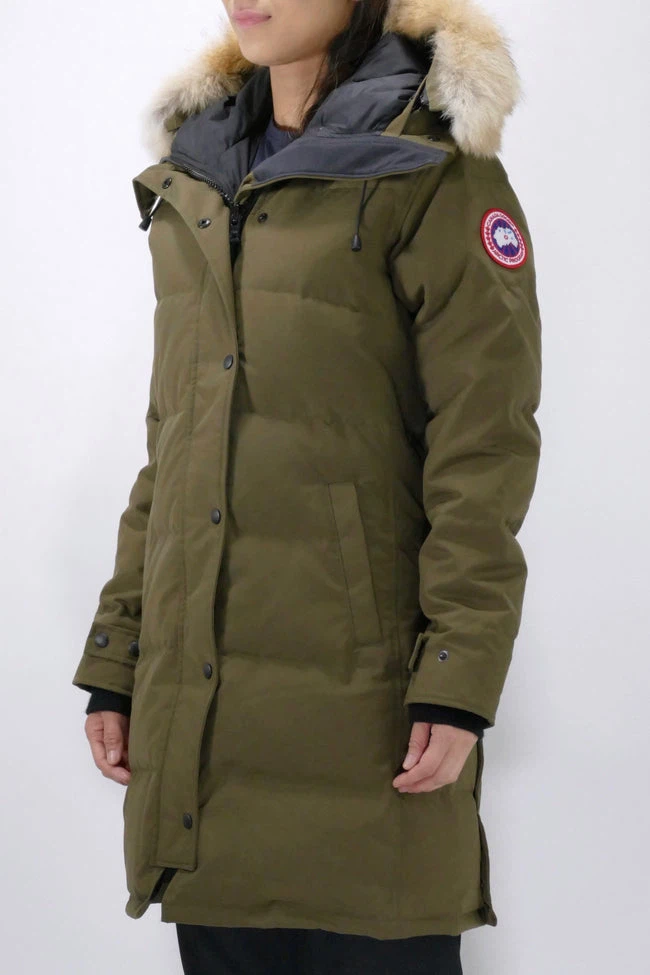 Canada Goose Olive Green Parka with Fur Trim Hood size slim M