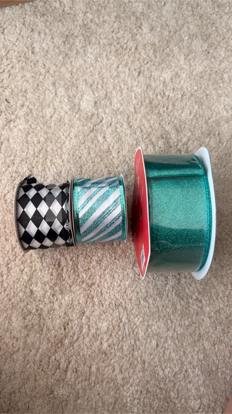 Set of 3 Wired Ribbons