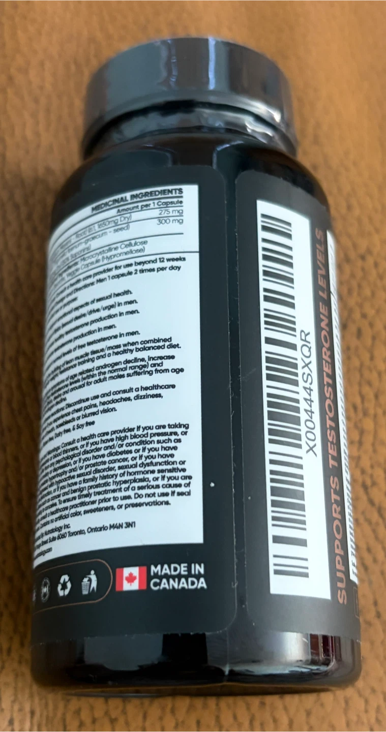 Nutratology Maca for Men Supplement - photo 3