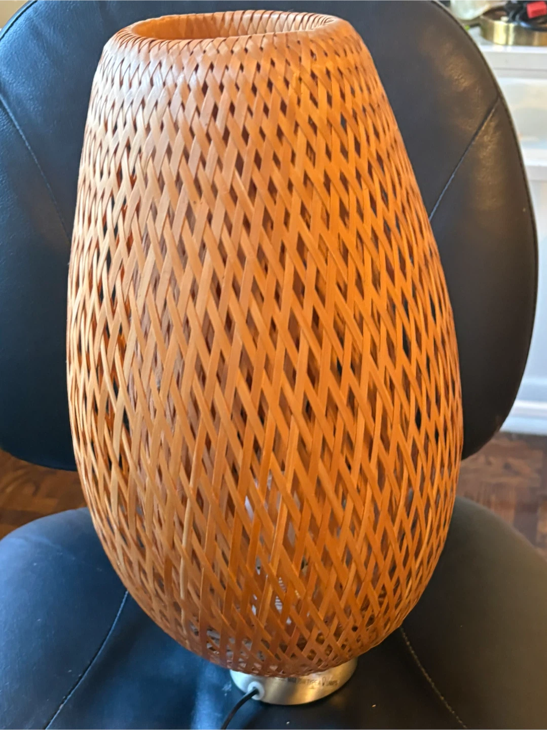 IKEA Knixhult Bamboo Table Lamp - photo 2