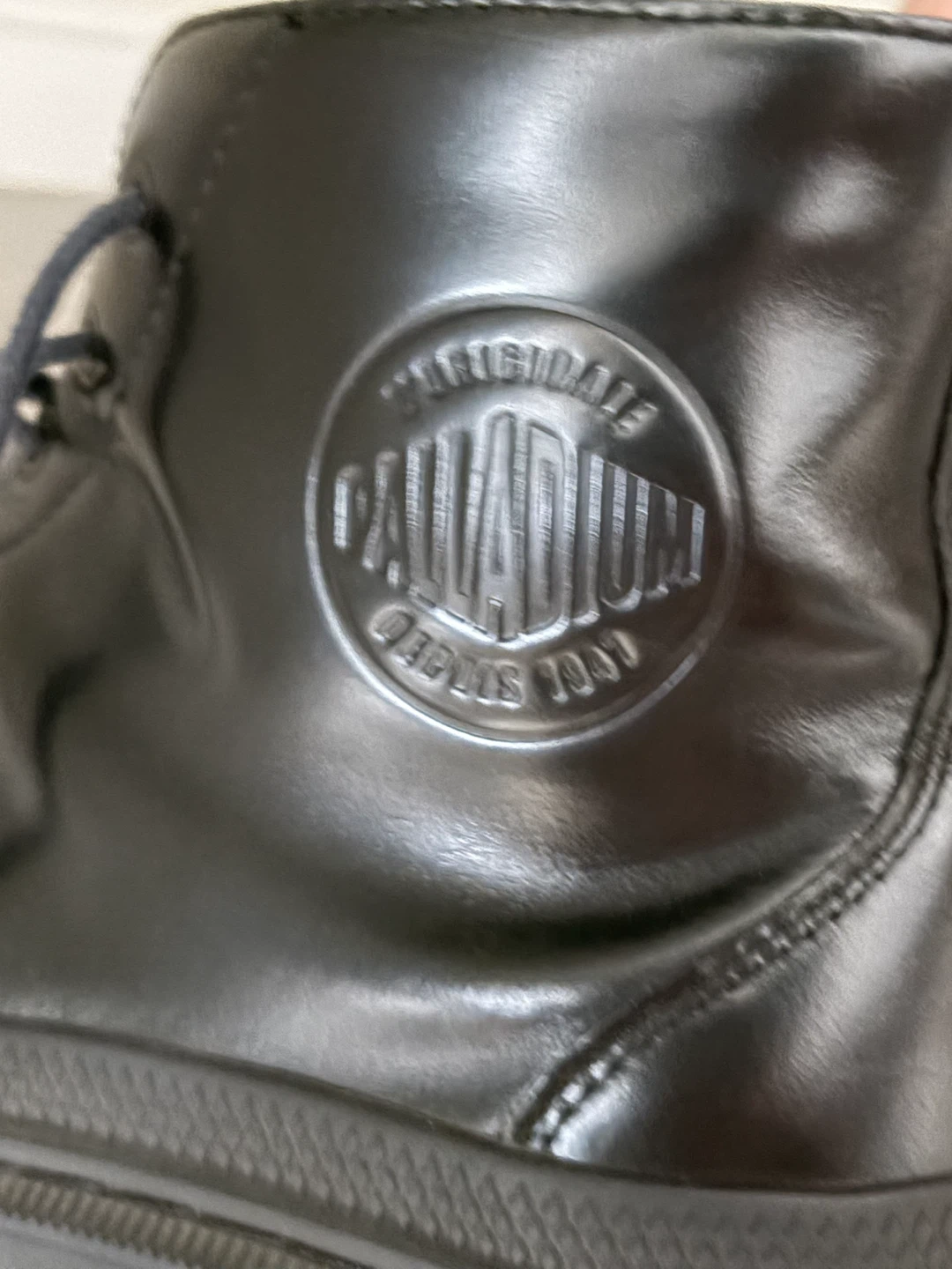 Palladium Black Leather Boots - Size 11 US - photo 4