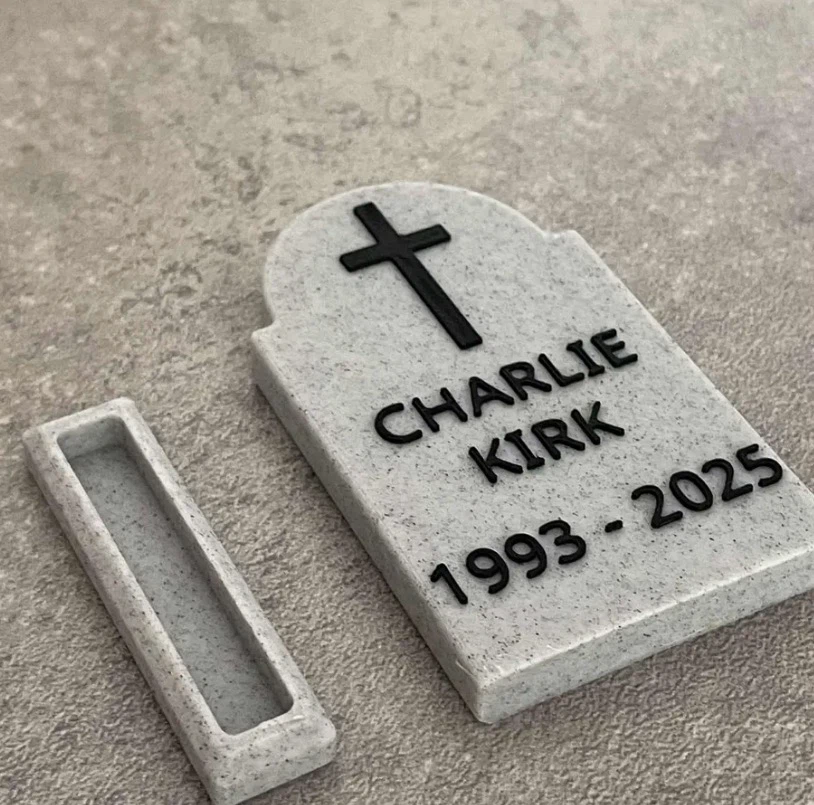Charlie Kirk Tombstone Model