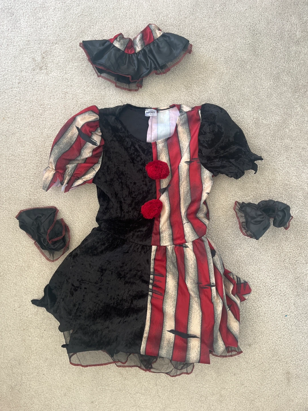Spirit Halloween Clown Costume - Size Large
