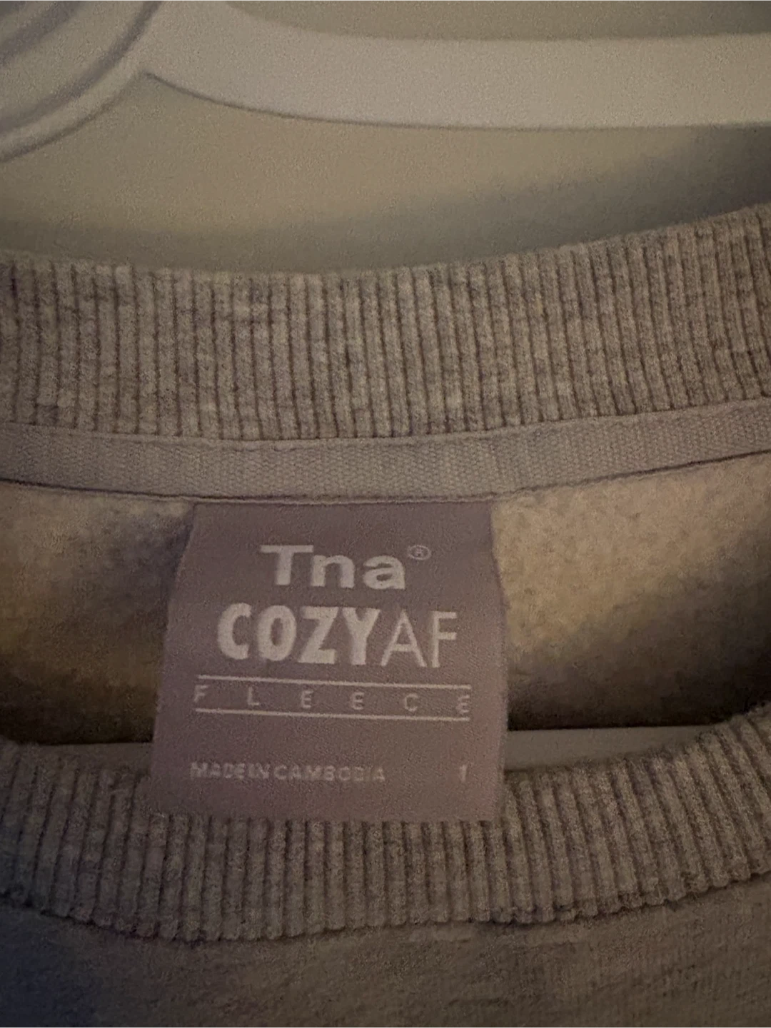 Tna COZYAF Fleece Cropped Sweatshirt - photo 2