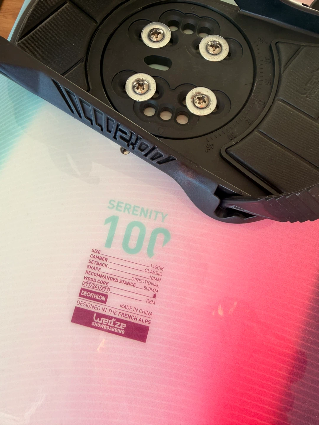 Wedze Serenity 100 Snowboard with Bindings and Boots - photo 3