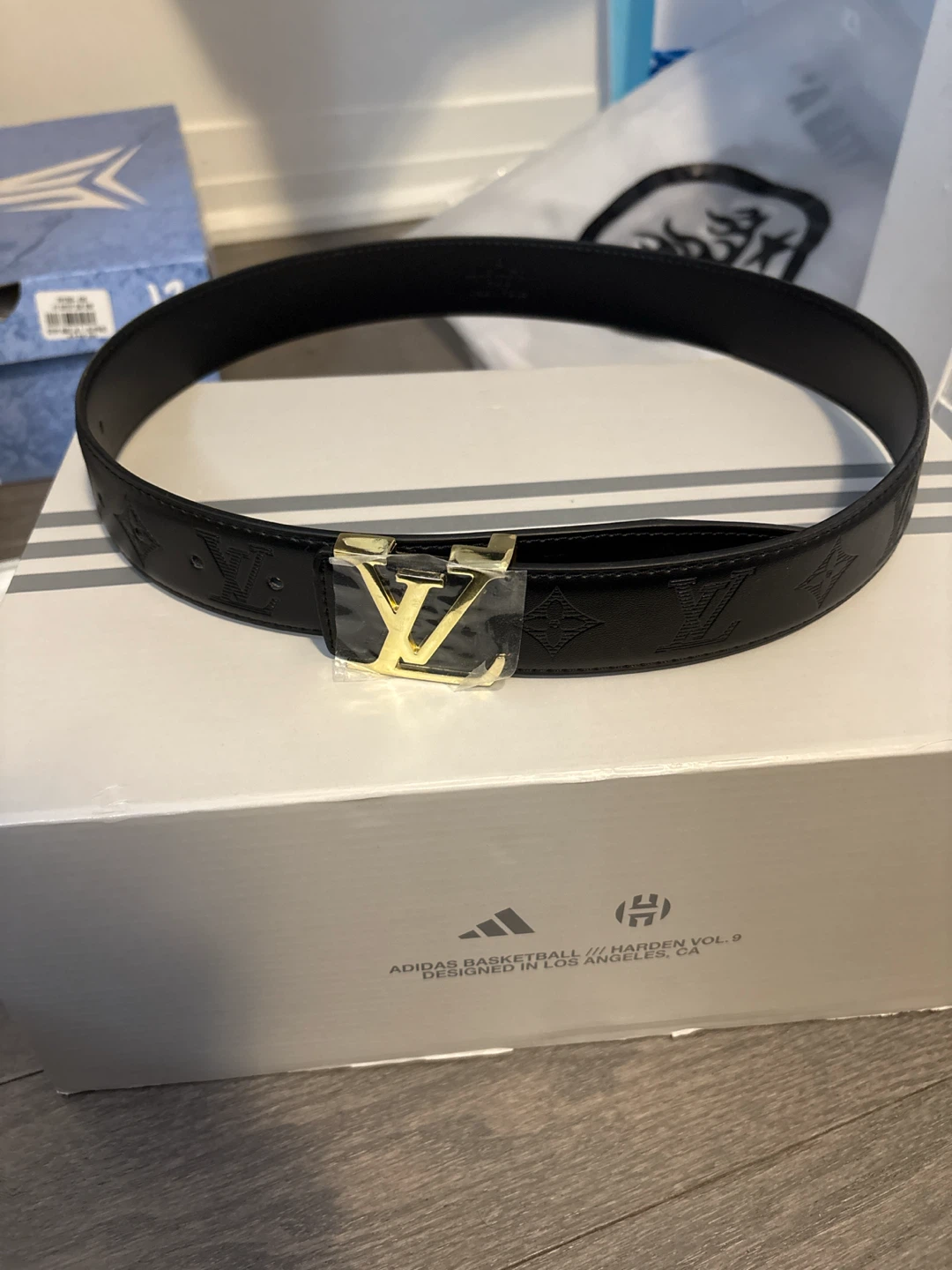 1:1 HQ Louis Vuitton Monogram Belt Black