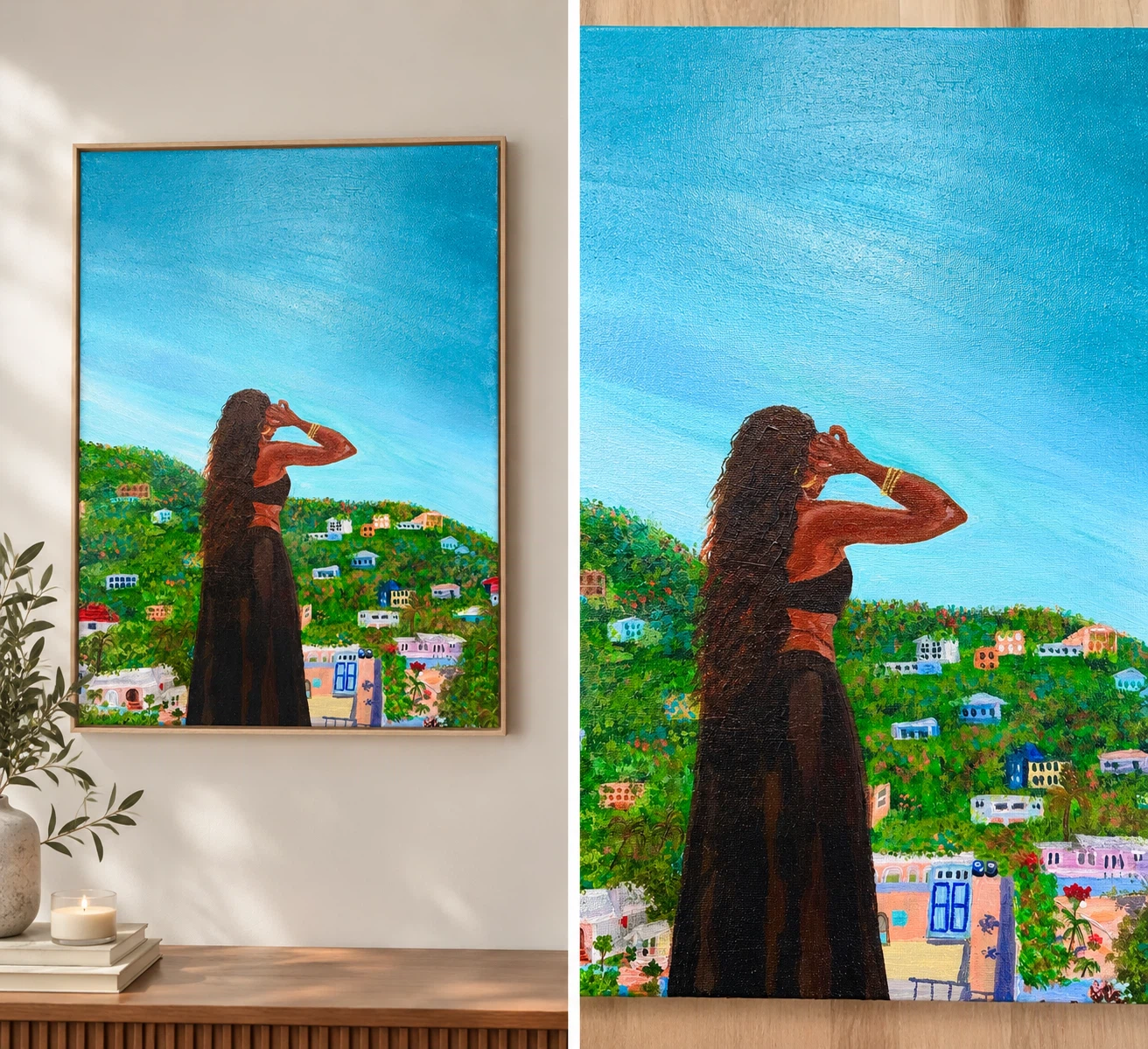 Original Acrylic Landscape Painting Wall Art - photo 2