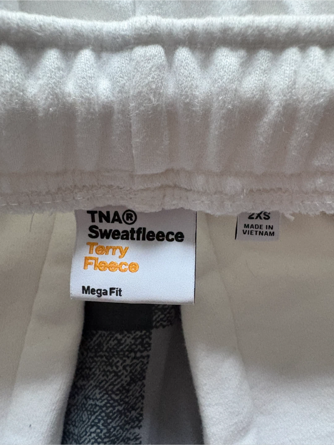TNA Sweatfleece Mega Fit Joggers White - photo 3