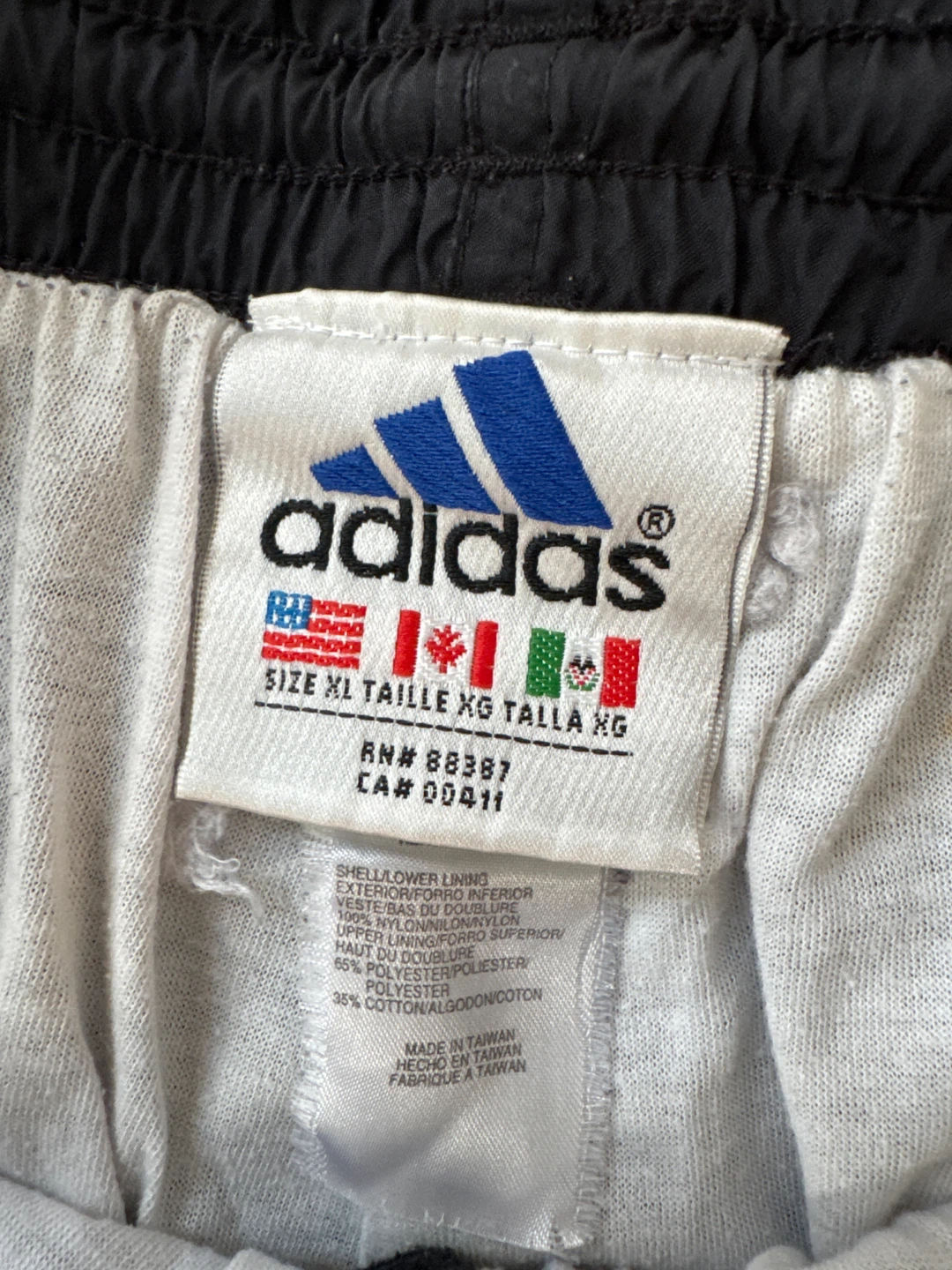 Adidas Black Track Pants Size XL - photo 3
