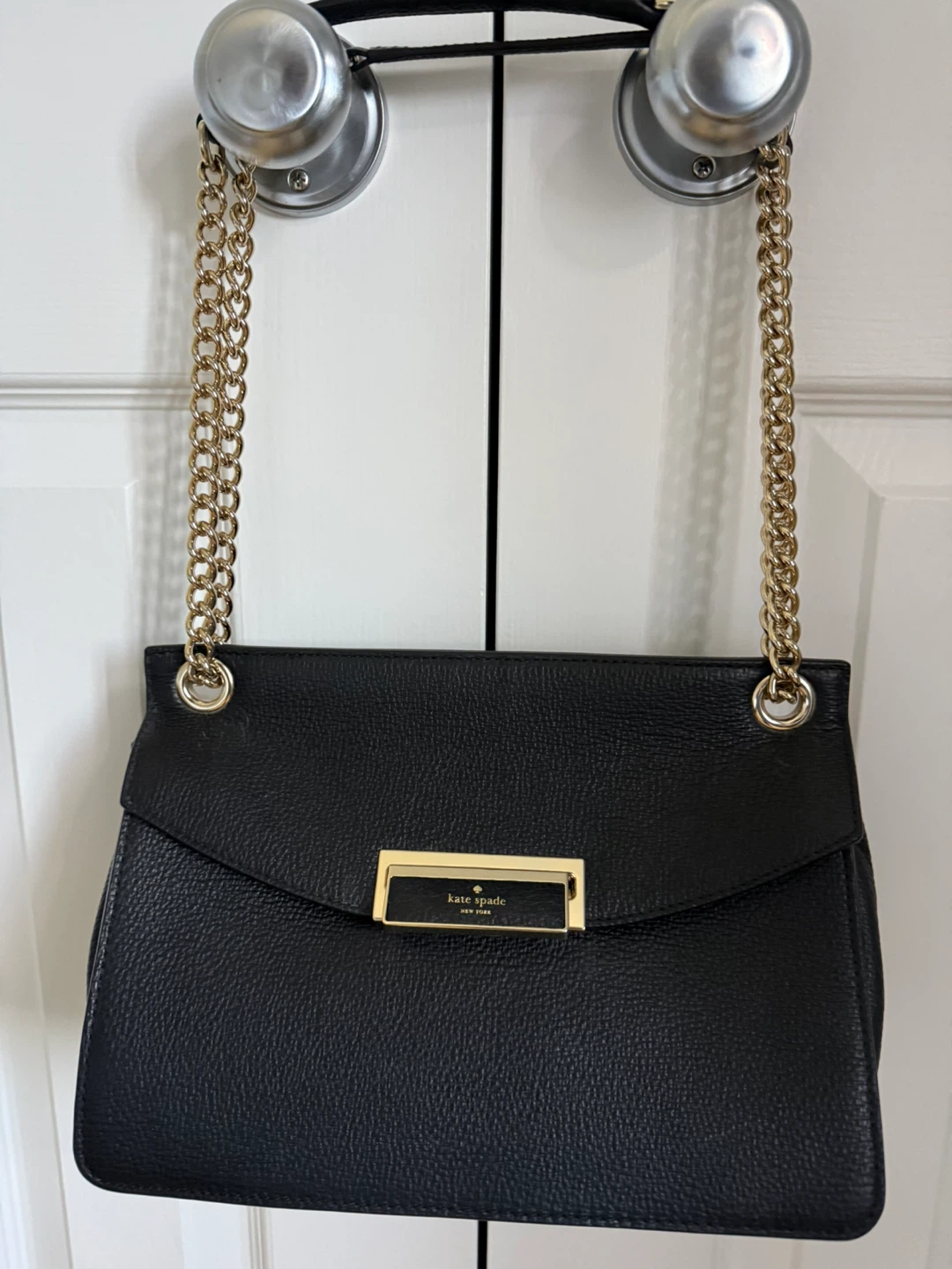 Kate Spade Black Leather Shoulder Bag