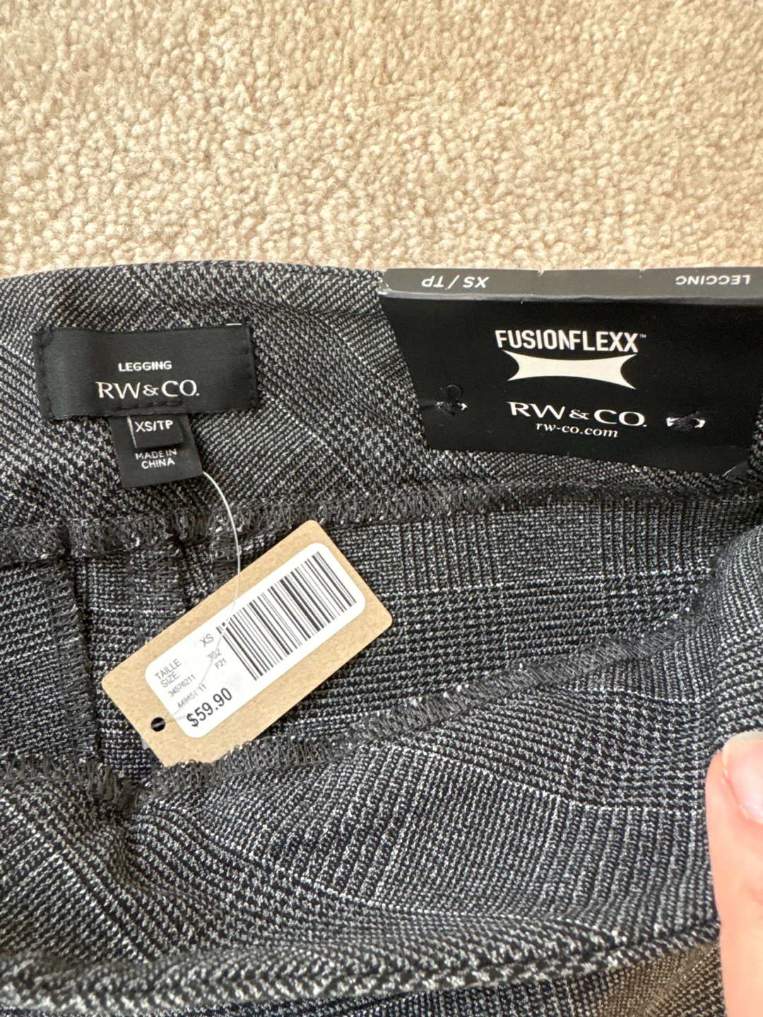 RW&CO. FusionFlexx Plaid Leggings - photo 2