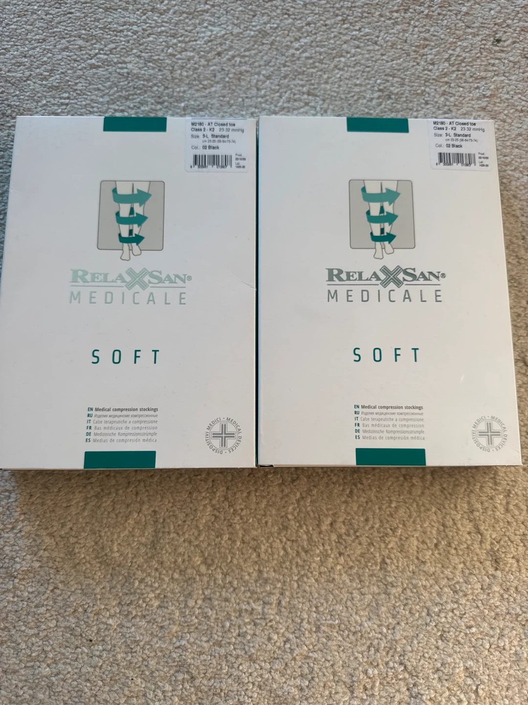 RelaxSan Medical Soft Compression Stockings
