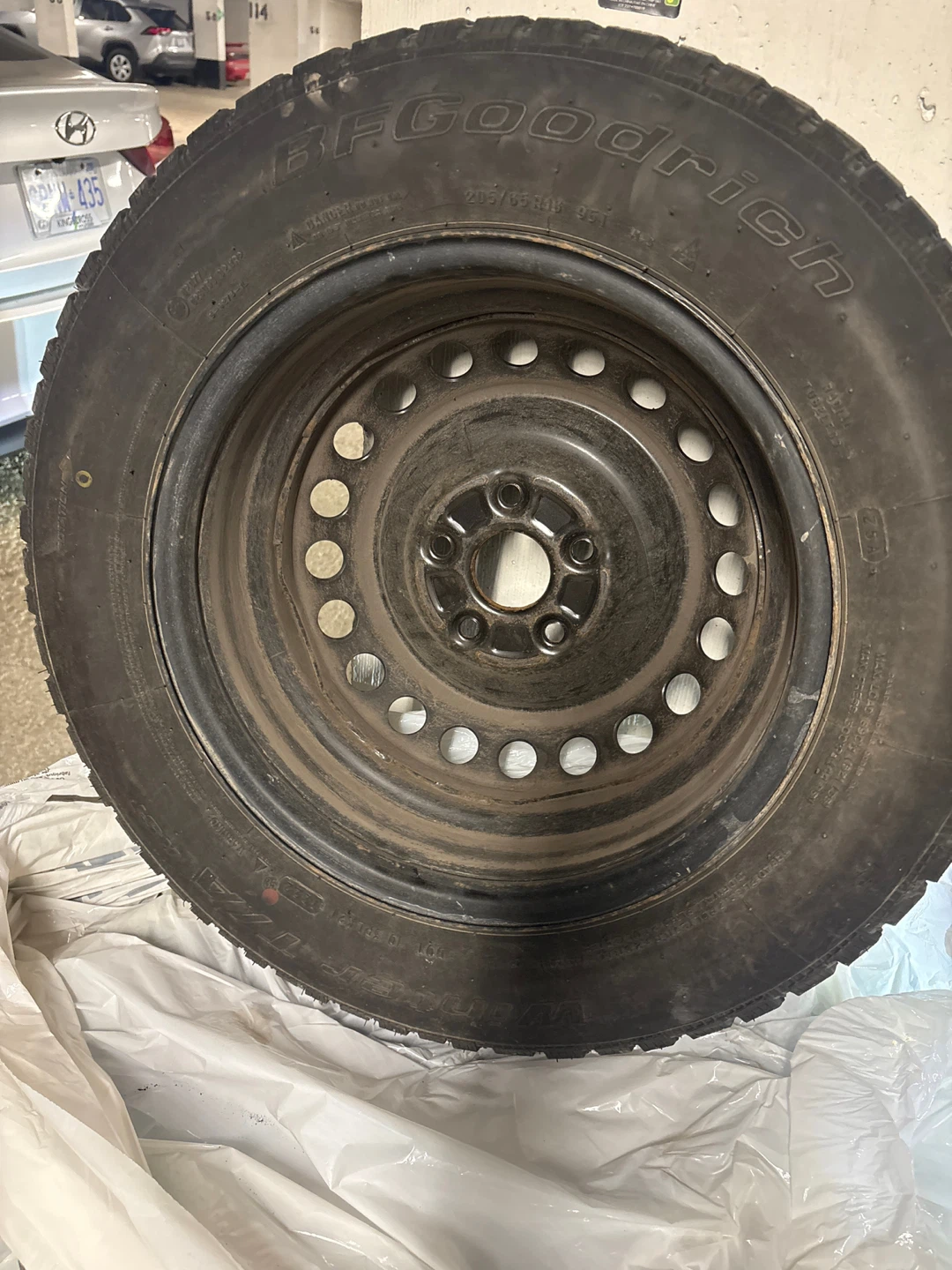 205/65R16 Winter Tires w/ Rims for Toyota Camry