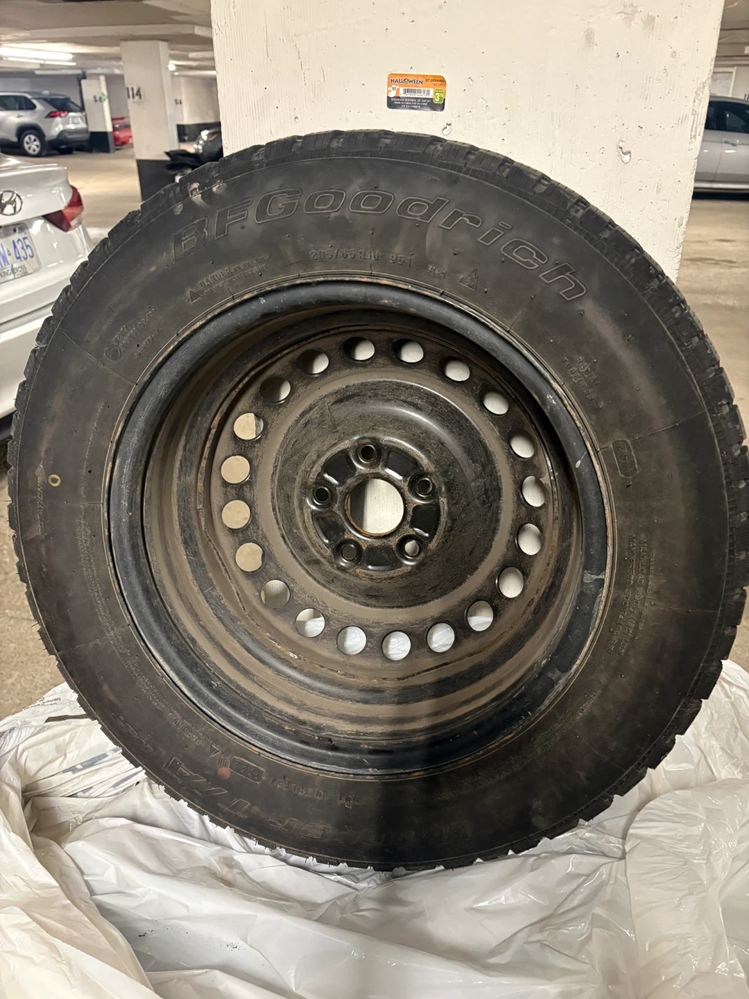 205/65R16 Winter Tires w/ Rims for Toyota Camry - photo 2
