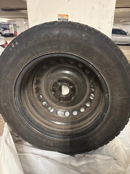 205/65R16 Winter Tires w/ Rims for Toyota Camry - photo 3