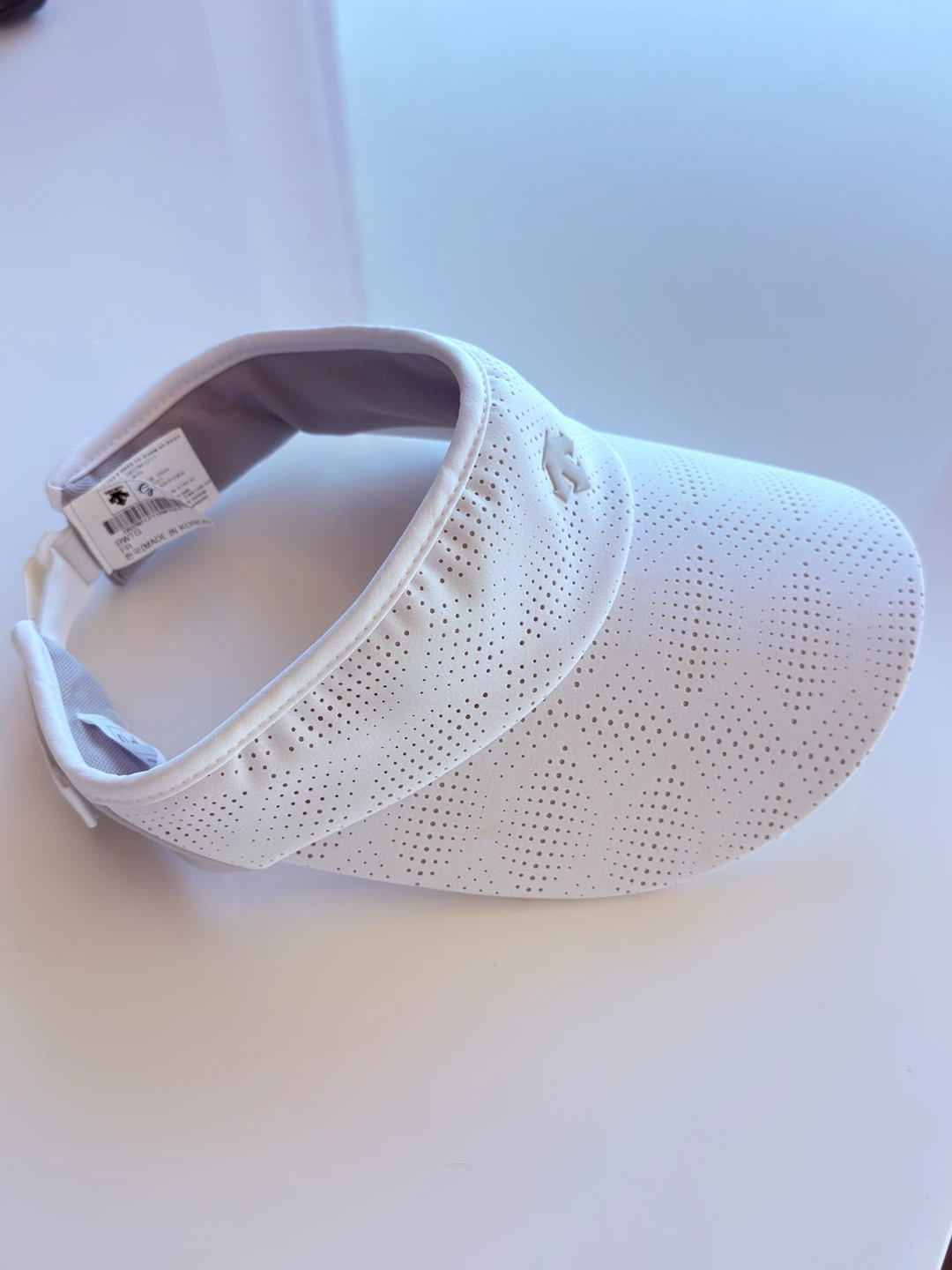 Descente Golf Visor (White) — Perforated - photo 2