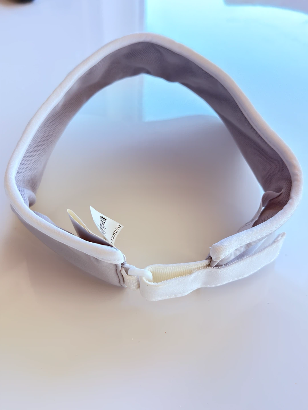 Descente Golf Visor (White) — Perforated - photo 3