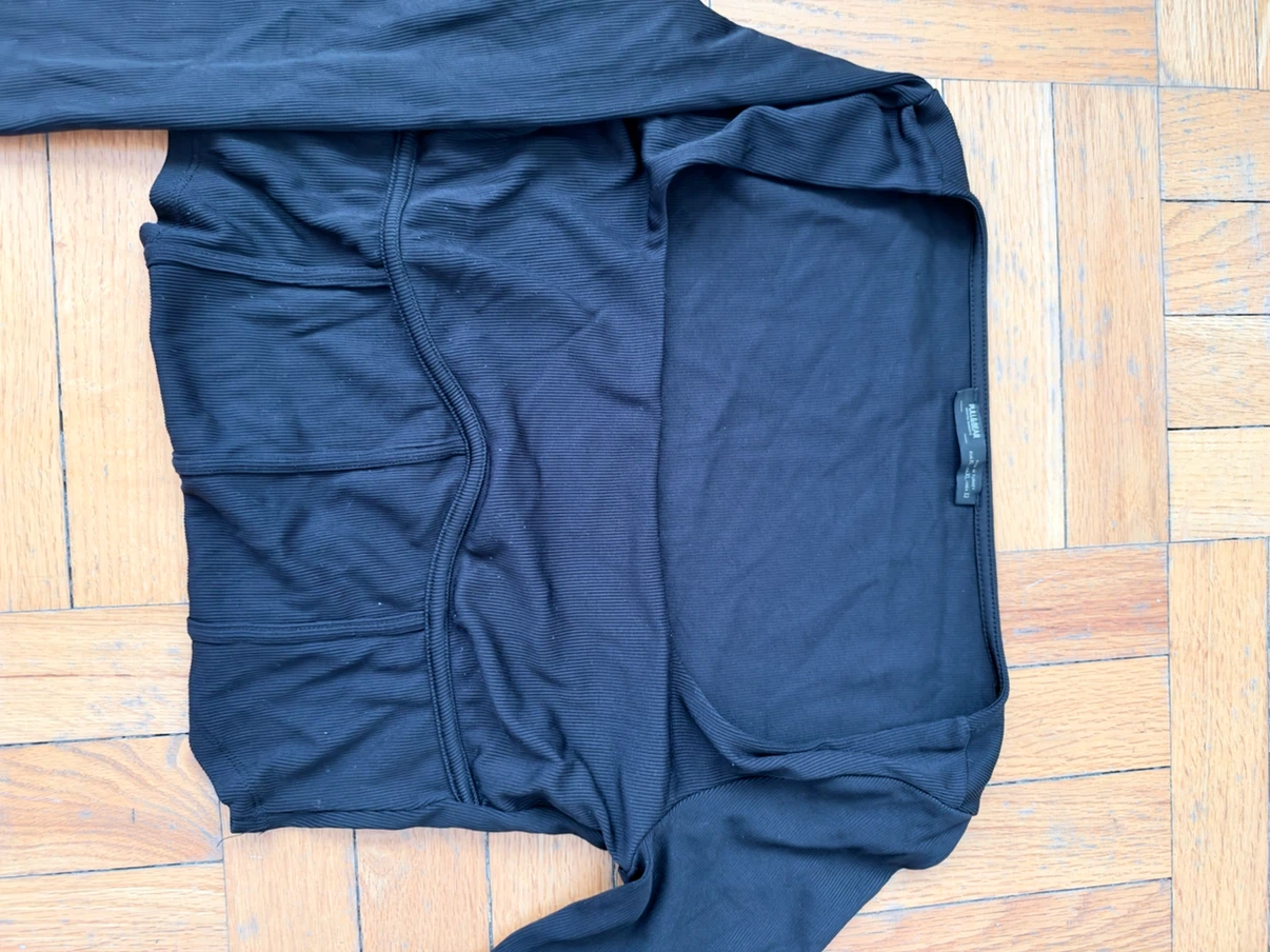 Pull&Bear Black Long Sleeve Top - photo 2