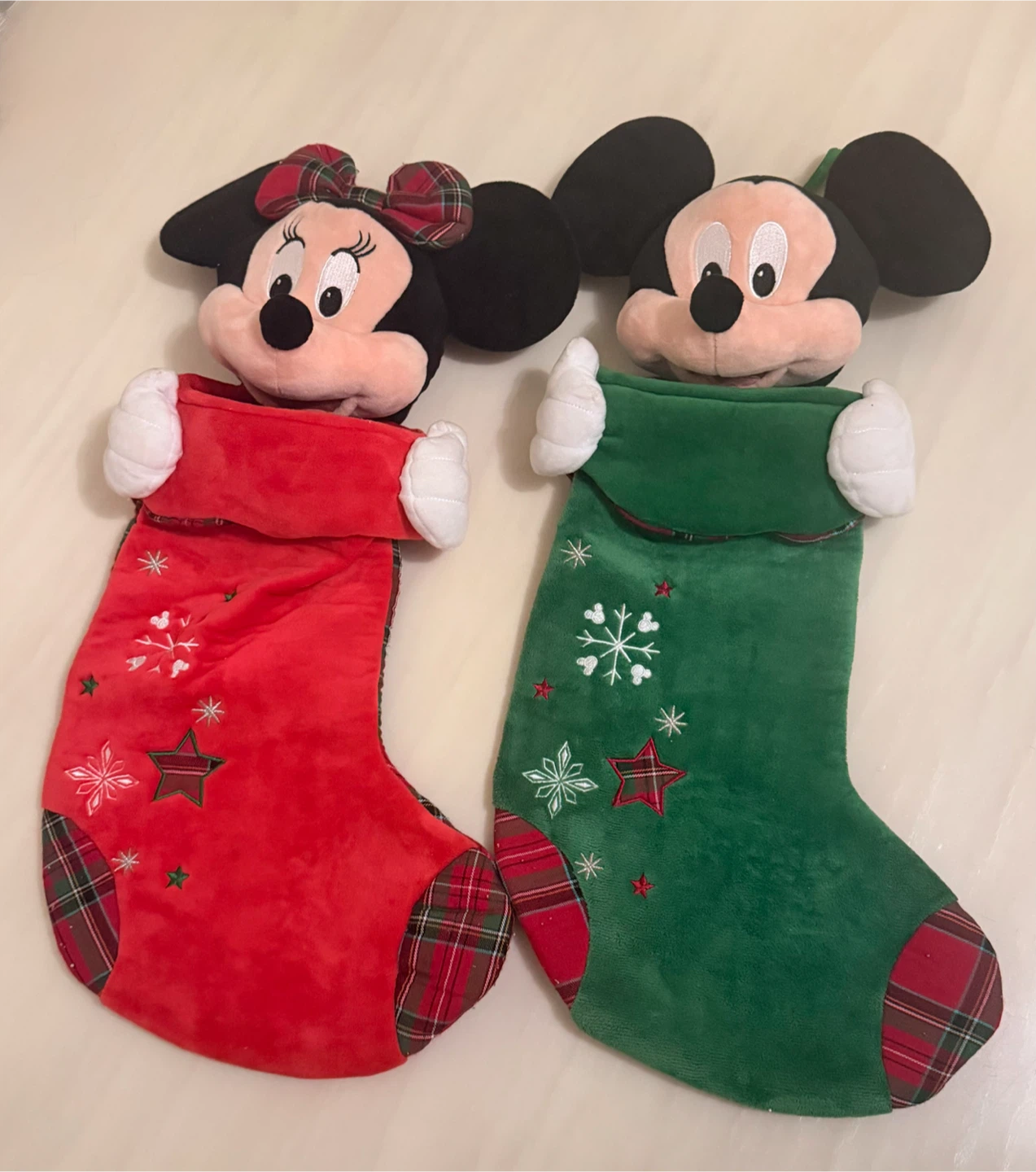 Disney Mickey and Minnie Christmas Stockings