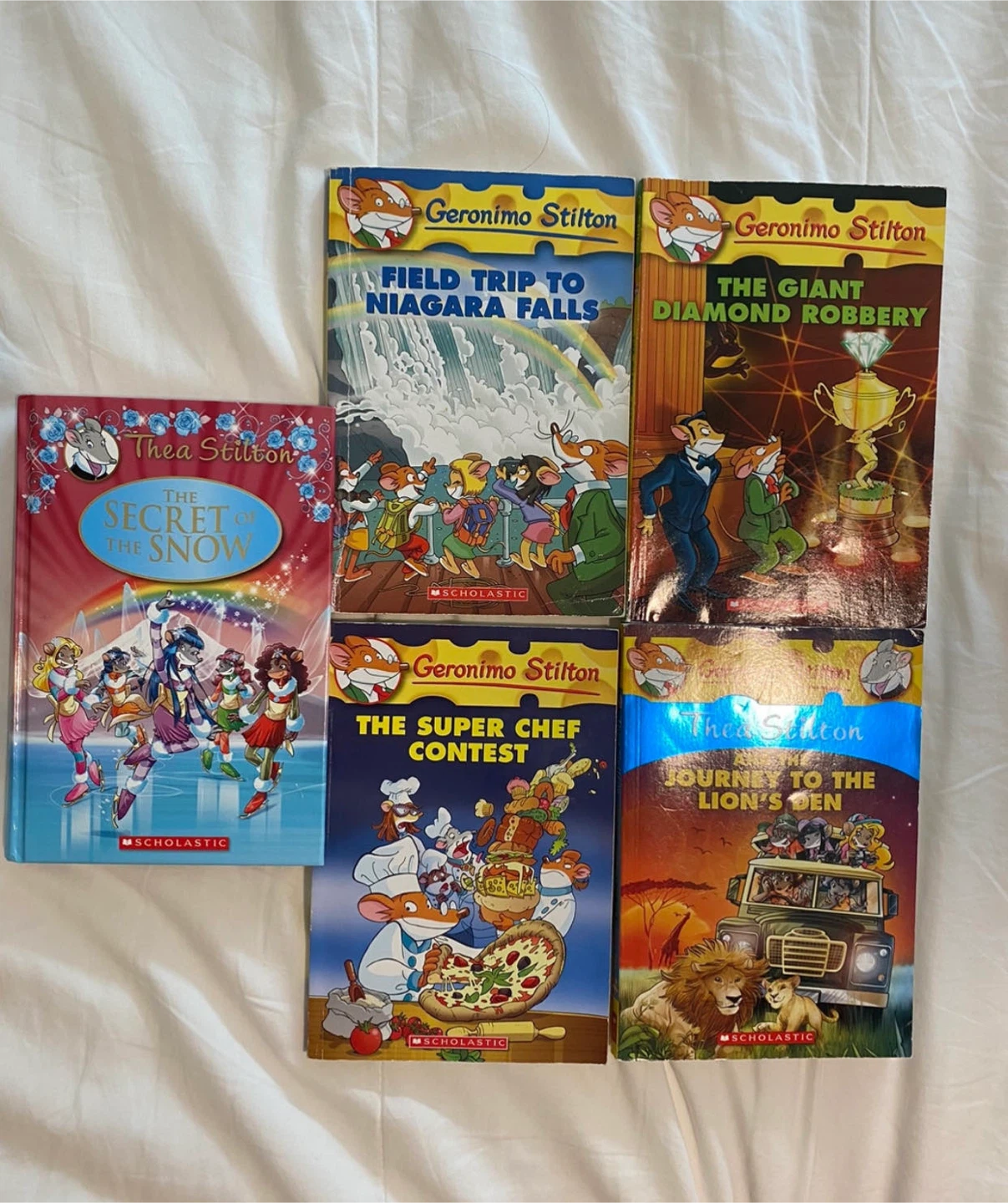 Set of 5 Geronimo and Thea Stilton Children's Books