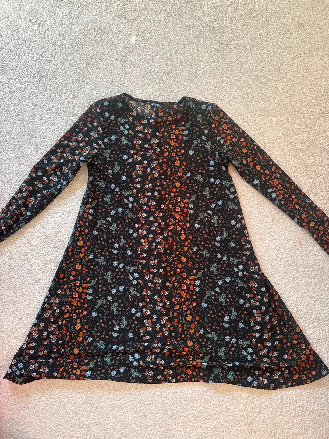 George Floral Print Long Sleeve Dress