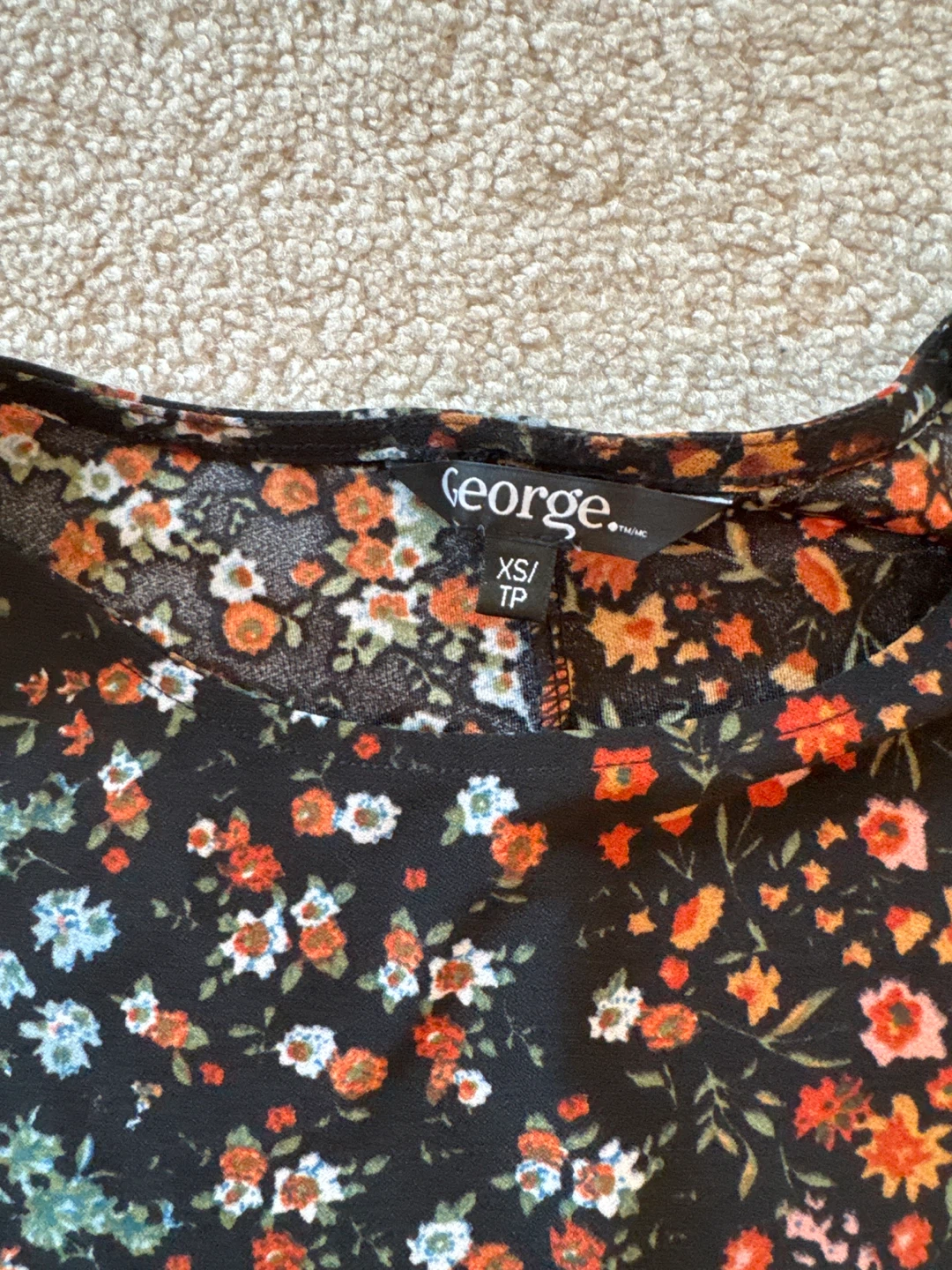 George Floral Print Long Sleeve Dress - photo 2