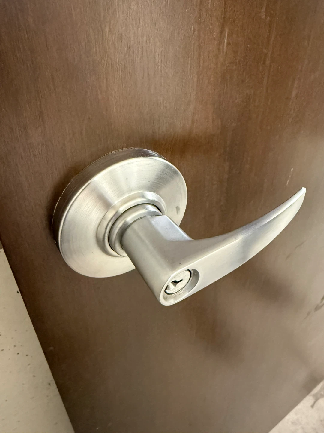Solid Wood Door with Brushed Nickel Lever - photo 5