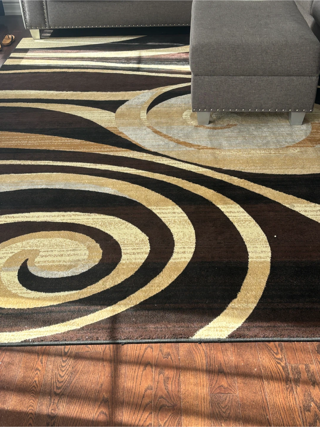 Abstract Swirl Area Rug - photo 2