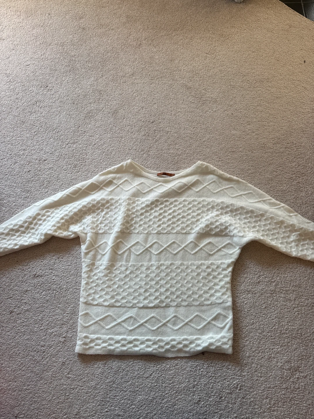 Bellini White Patterned Sweater - photo 2