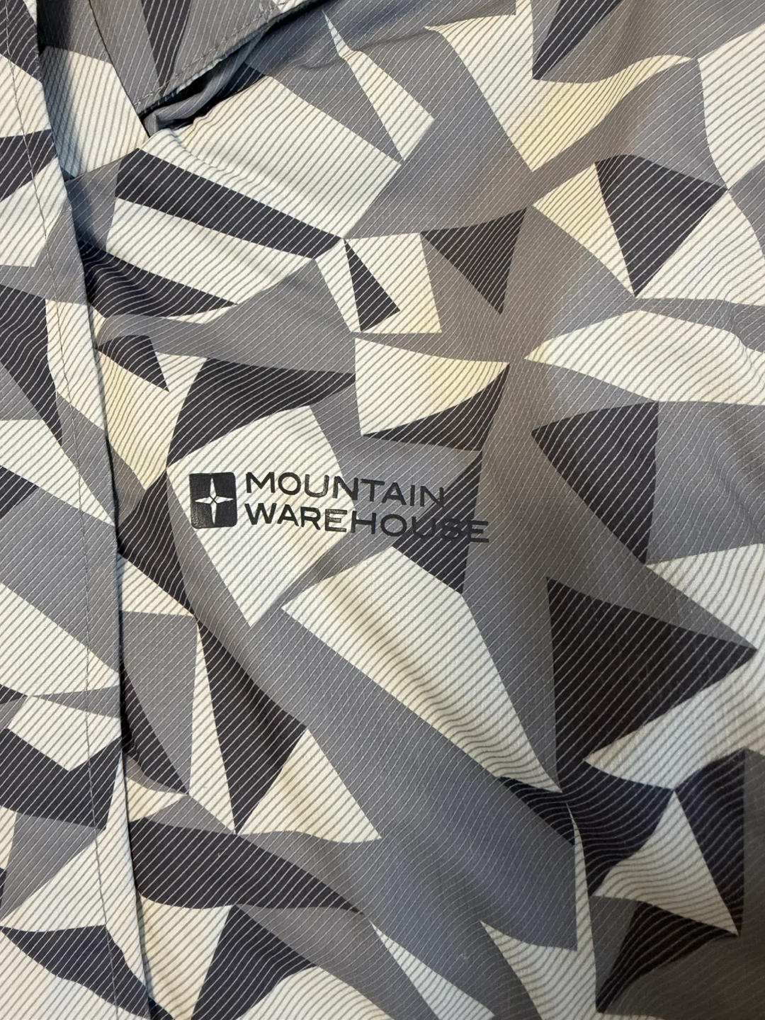 Mountain Warehouse Snow Jacket Grey Geometric Pattern - photo 2
