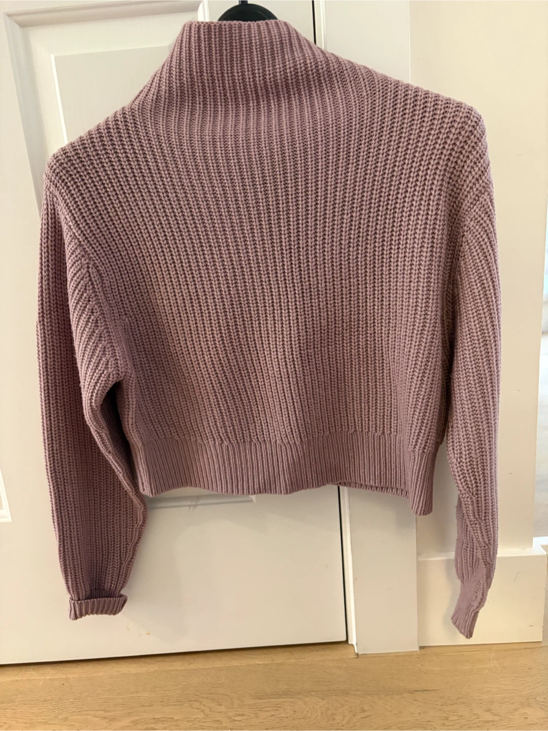 Wilfred Mock Neck Sweater - Mauve - XS