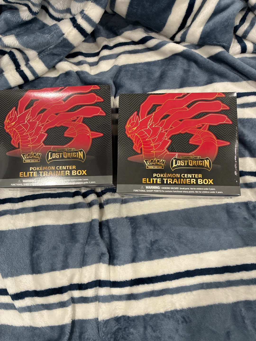 2 Sealed Pokemon Center Lost Origin Elite Trainer Boxes