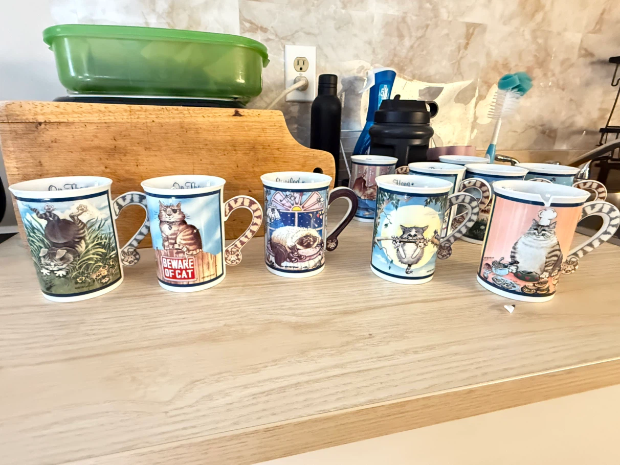 Danbury Mint Comical Cats Collector Mugs - photo 4