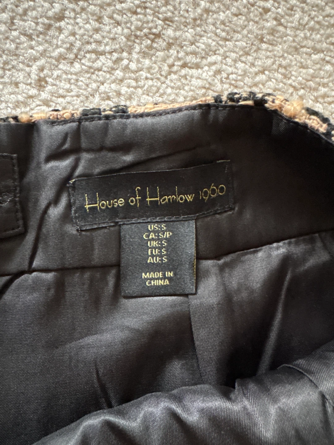 House of Harlow 1960 Tweed Mini Skirt - photo 2