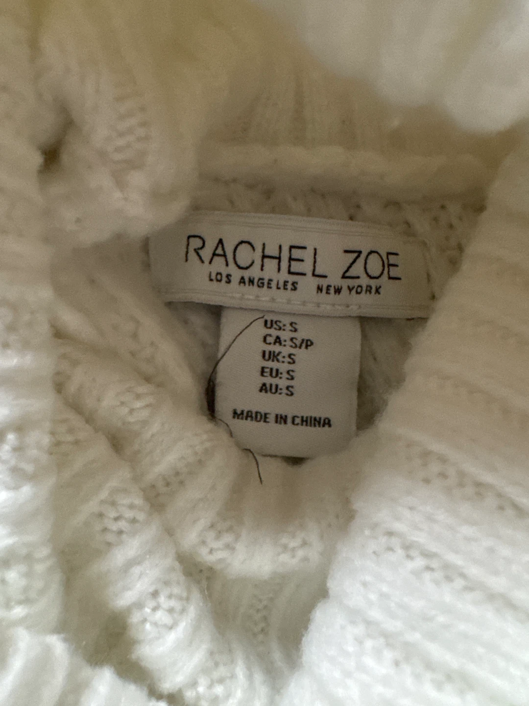 Rachel Zoe white knit turtleneck sweater vest - photo 2