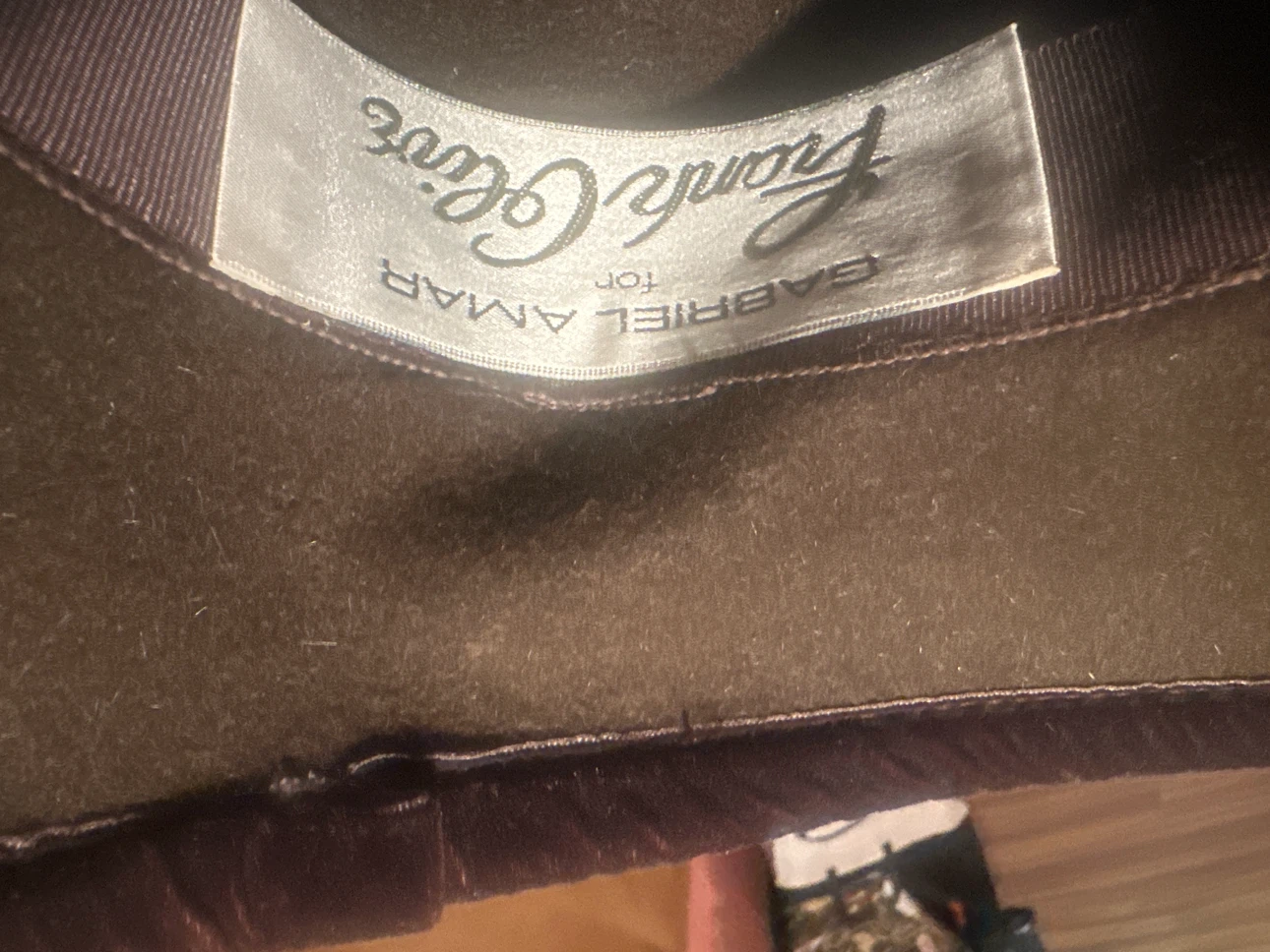 Frank Olive for Gabriel Amar Vintage Brown Hat - photo 3