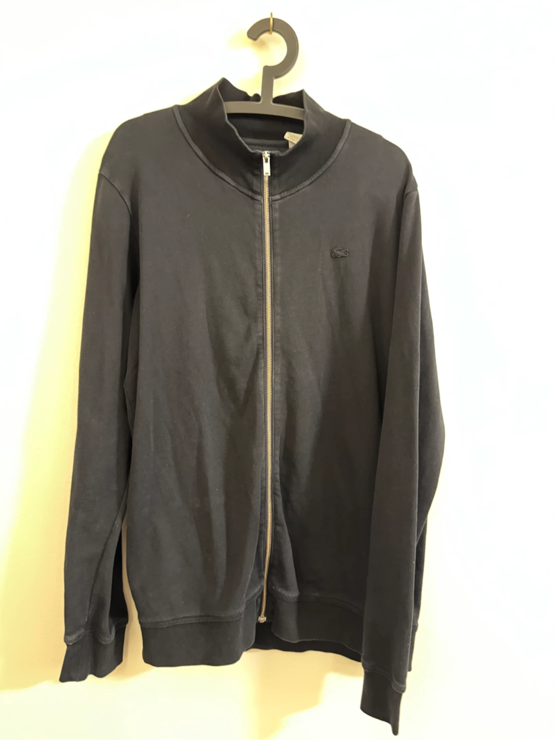 Lacoste Black Full-Zip Sweatshirt. Sz 6(L) - photo 2