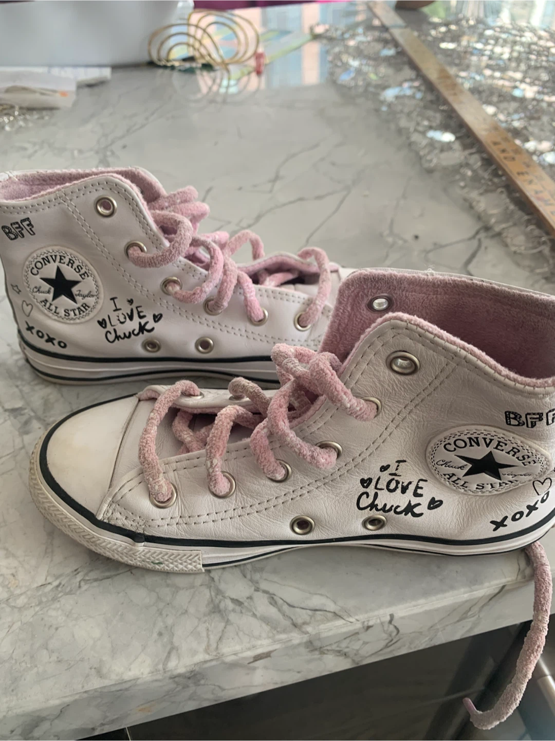 runners sneakers pink Collectible CONVERSEAll-Star high school