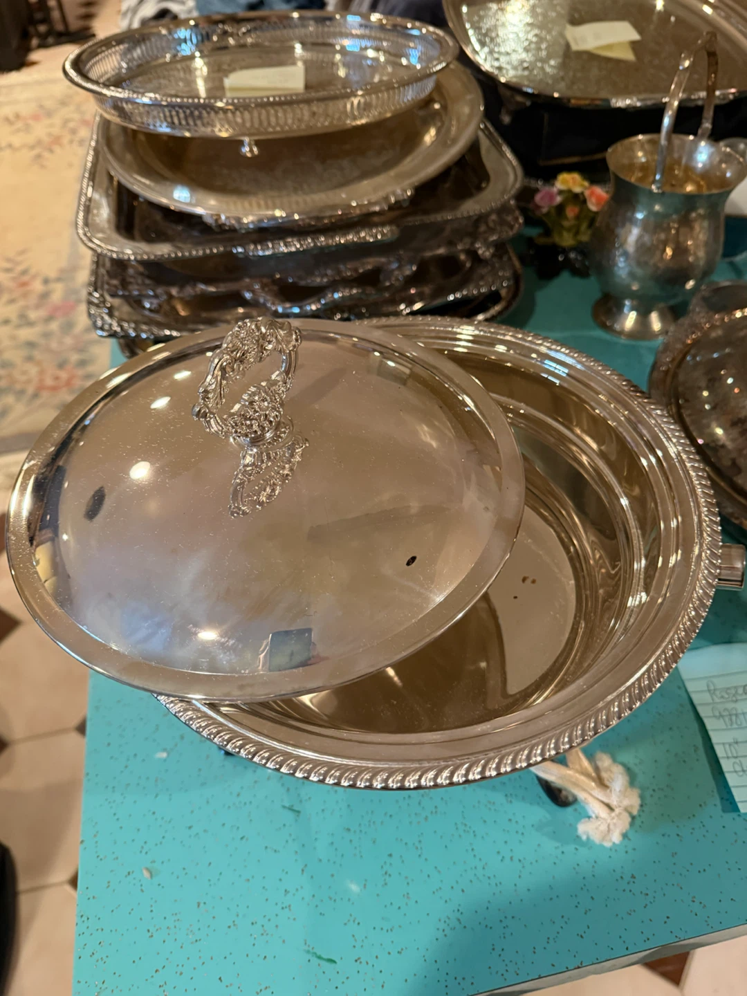 Silver Plated Chafing Dish - photo 3
