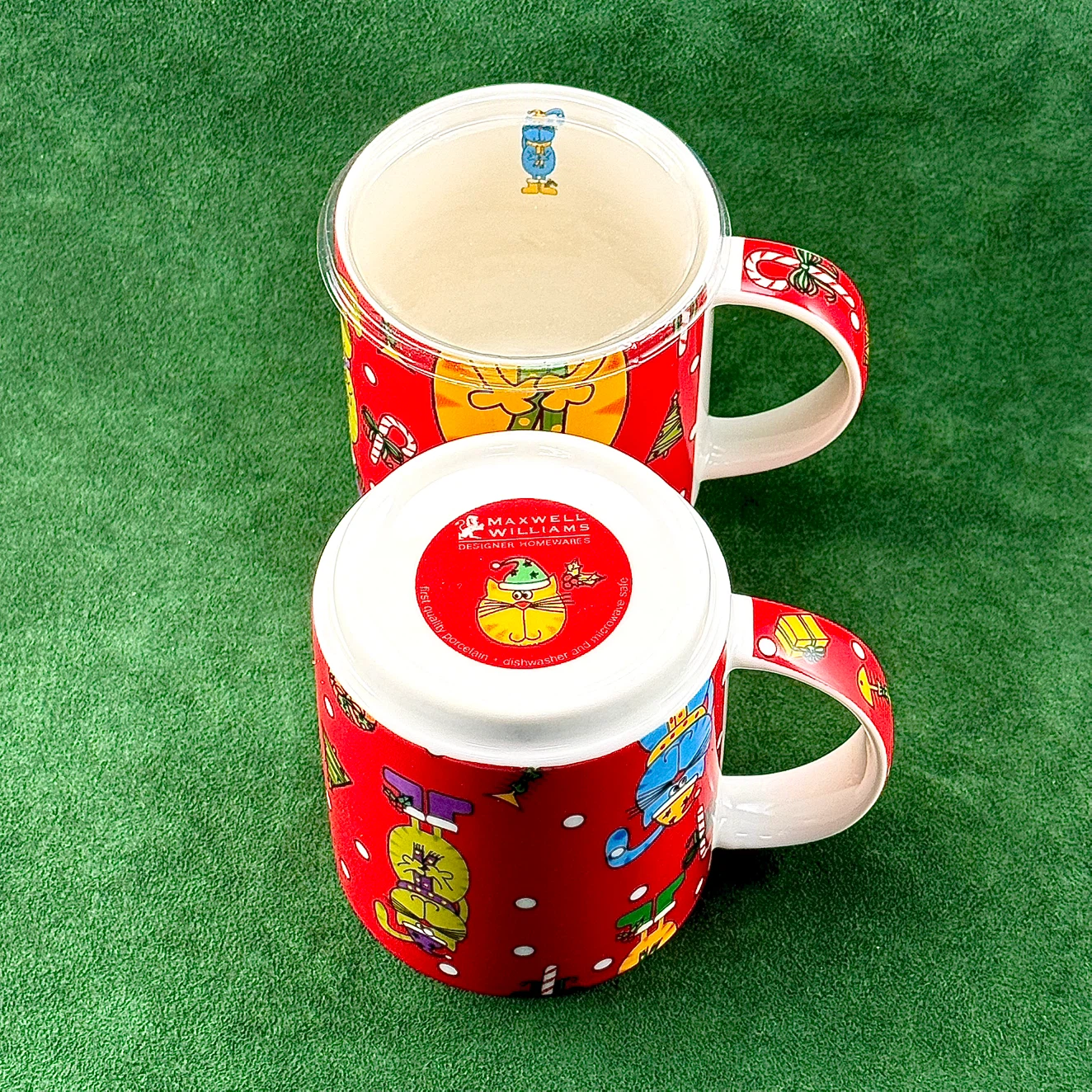 Maxwell Williams stackable Christmas cats mugs - photo 2
